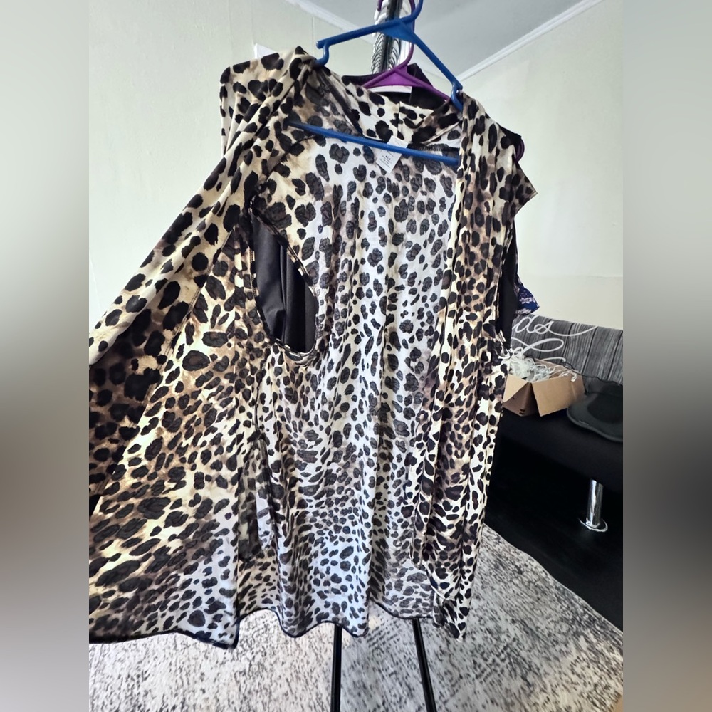Leopard Print Women's Top